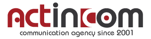 ACTINCOM – Communication Agency Logo